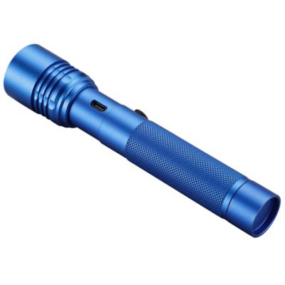 Image showing  650-Lumen Rechargeable Flashlight, Blue