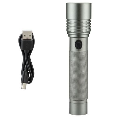 Image showing  650-Lumen Rechargeable Flashlight, Gray