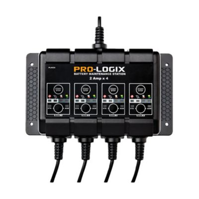 PRO-LOGIX 12 V 4X2 Amps Battery Maintenance Station