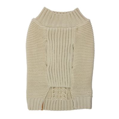 Image showing  Braided Cable Knit Dog Sweater