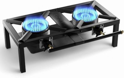 Gas One Outdoor Propane Low-Profile Double Burner