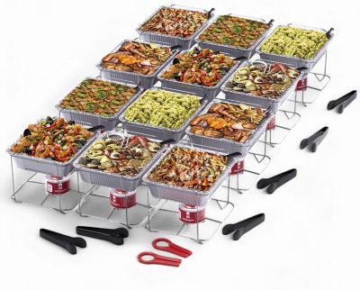 Image showing  Disposable Chafing Dish Set, 12-Pack
