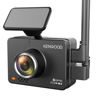 KENWOOD DRV-A310W Front 1080p Compact Dash Cam with 2 in. Display and Built-in GPS for 12/24V Systems