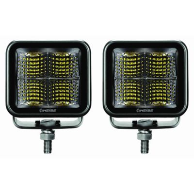 Heise 1,920-Lumen Blackout Series 2.5 in. 4-LED Flood Cubes, 2-Pack