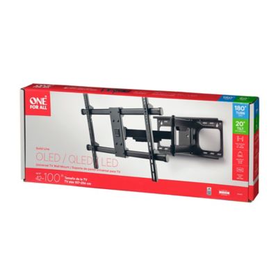Image showing 6 th One For All SOLID Series 42 in. to 100 in. Universal Full-Motion TV Wall Mount