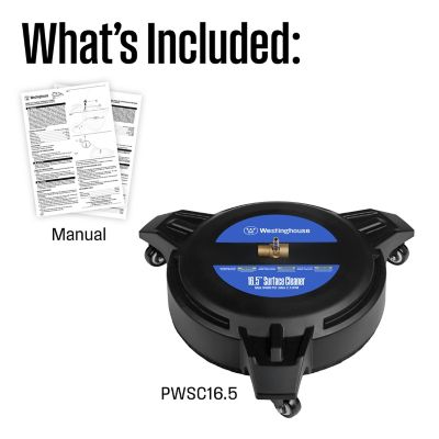 Image showing 7 th Westinghouse 16.5 in. Plastic Surface Cleaner for Pressure Washers, 1/4 in., Quick-Connect