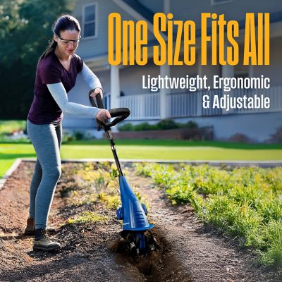 Image showing  6 in. 2.5A Corded Electric Mini Tiller Cultivator