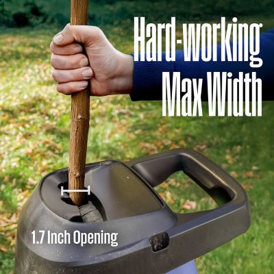 Image showing 5 th Westinghouse 1.7 in. 15A Corded Electric Mulcher Chipper Shredder, 12 gal. Collection Bag