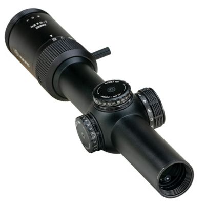 Image showing  CMR 1x-8x 24mm Rifle Scope with Daylight Bright b-Dot BDC Reticle, .223/.308, Red Illumination, SFP