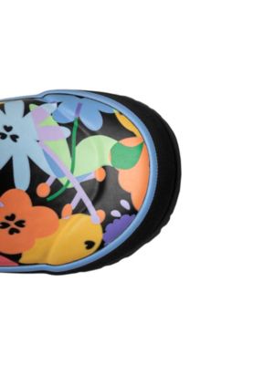 Image showing  Kids' Overlap Flowers Waterproof Rain Boots