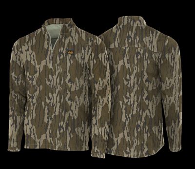 Image showing 2 th Muddy Men's DV8 Quest Midweight Fleece Quarter Zip Hunting Shirt