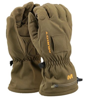 Muddy Men's Nucleus Heated Softshell Hunting Glove, Brown Clay