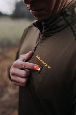Image showing  Men's Nucleus Heated Quarter Zip Hunting Shirt