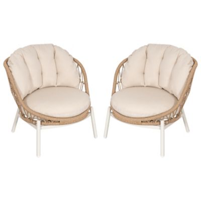 Patio Time 2 pc. Aluminum Rattan Single Sofa