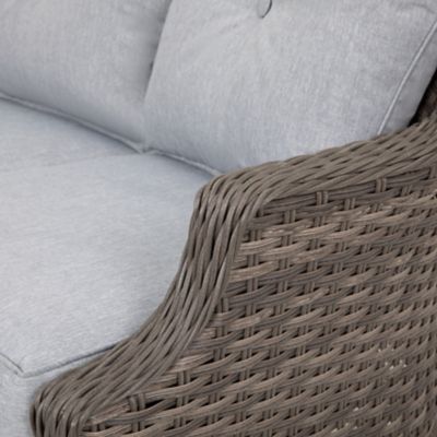 Image showing  4 pc. Propane Fire Pit Set, Grey