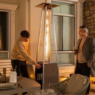 Nuu Garden Propane Gas Outdoor Pyramid Patio Heater