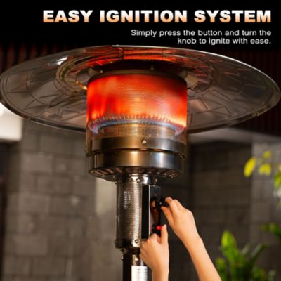 Image showing  Propane Gas Outdoor Iron Patio Heater