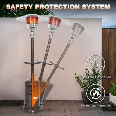 Image showing 6 th Nuu Garden Propane Gas Outdoor Iron Patio Heater