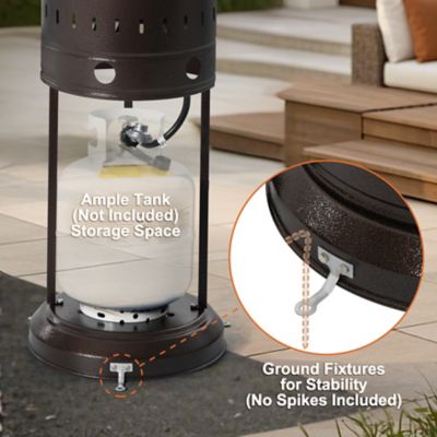 Image showing 8 th Nuu Garden Propane Gas Outdoor Iron Patio Heater