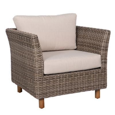 Image showing 8 th Patio Time 4 pc. Outdoor Orlando Wicker Sofa Set