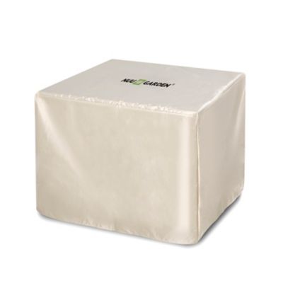 Nuu Garden 35 in. Outdoor Square Fire Pit Table Cover, Beige