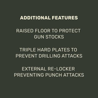 Image showing 6 th Field & Stream 40 Long Gun 33 cu. ft. Electronic Gun Safe, 58 x 36 x 24in., Black Diamond