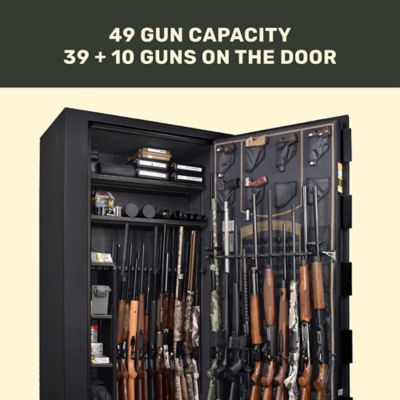 Image showing  49 Long Gun 43 cu. ft. Electronic Gun Safe, 72 x 42 x 24in., Black