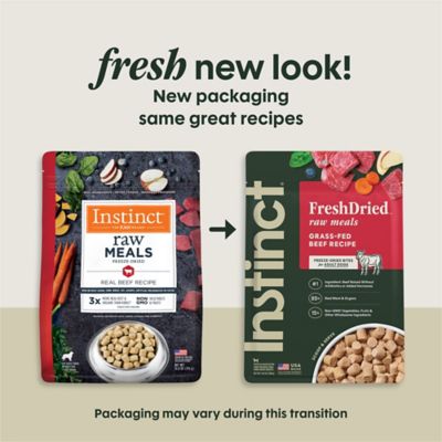 Image showing  Freeze Dried Raw Meals Grain Free Real Beef Recipe Dog Food, 14 oz.