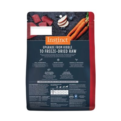 Image showing  Freeze Dried Raw Meals Grain Free Real Beef Recipe Dog Food, 14 oz.