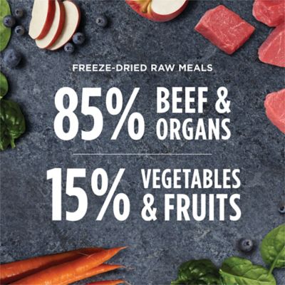 Image showing 5 th Instinct Freeze Dried Raw Meals Grain Free Real Beef Recipe Dog Food, 14 oz.