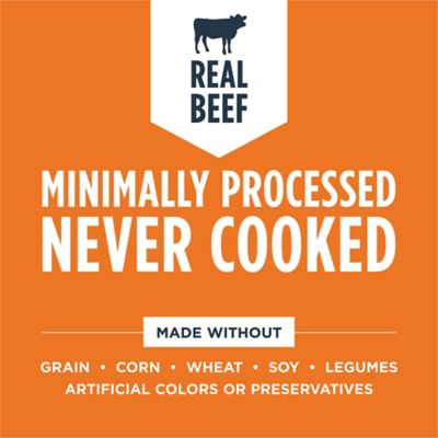 Image showing 6 th Instinct Freeze Dried Raw Meals Grain Free Real Beef Recipe Dog Food, 14 oz.