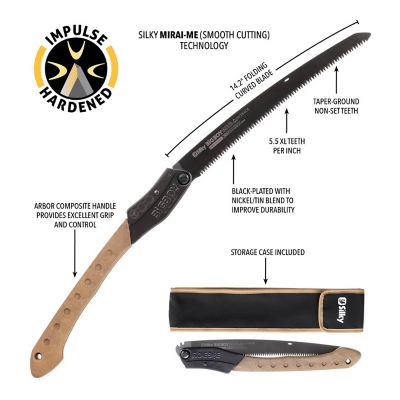 Image showing  360mm Bigboy 2000 Professional Folding Saw XL Teeth Outback Edition