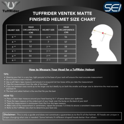 Image showing  Ventek Matte Finished Riding Helmet