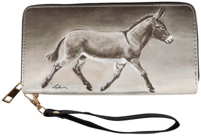 AWST Int'l Women's Lila Donkey on the Move Wallet with Wristlet