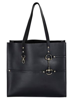 Image showing  Snaffle Bit Leather Tote Bag