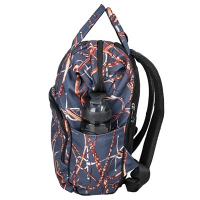 Image showing  Lila Snaffle Bit Bridles Backpack and Laptop Case, Navy
