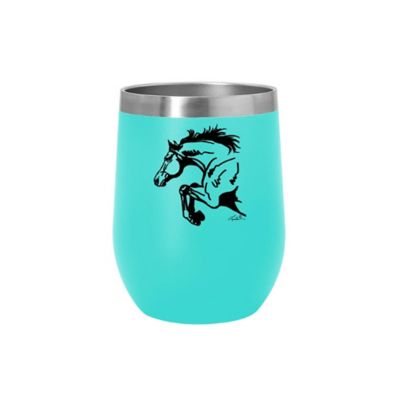 AWST Int'l 12 oz Stainless Steel Wine Tumbler with Slide Top Lila Jumper