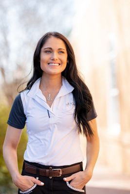 Image showing  Horse Double Stirrup Pendant Necklace, Rhodium-Plated