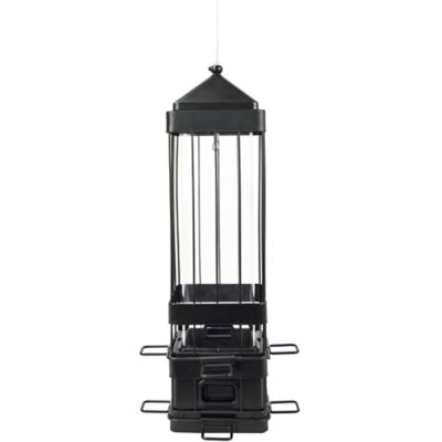 Image showing  3.2 qt. Metal Squirrel-Proof Advantage Cage Feeder, Black