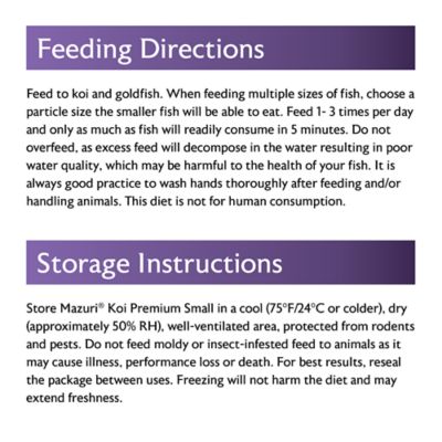 Image showing 6 th Mazuri Koi Premium Medium