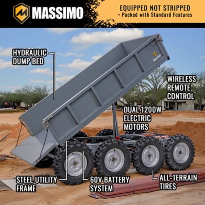 Image showing 8 th Massimo Tiro 800 RC Utility Cart