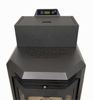 Image showing  Hopper Extension Muti Fit, 40 lb. Hopper Size, Black, HOPEXT212261