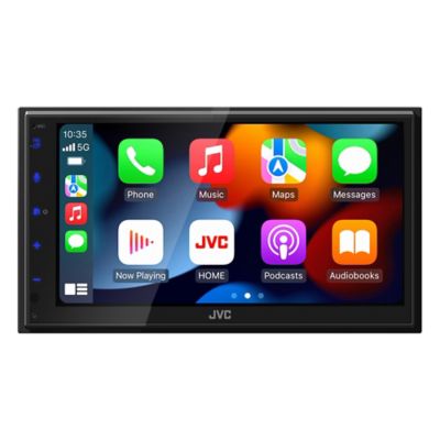Image showing  6.8 in. In-Dash Unit, Double-DIN Digital Receiver with WSVGA Touch, Wireless Android Auto/Apple CarPlay, SiriusXM Ready