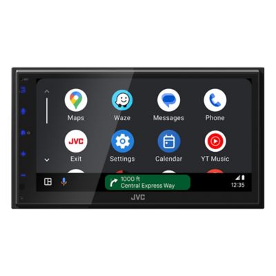 Image showing 5 th JVC 6.8 in. In-Dash Unit, Double-DIN Digital Receiver with WSVGA Touch, Wireless Android Auto/Apple CarPlay, SiriusXM Ready