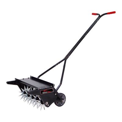 Brinly 20 in. Push Spike Aerator with Galvanized 3D Steel Tines