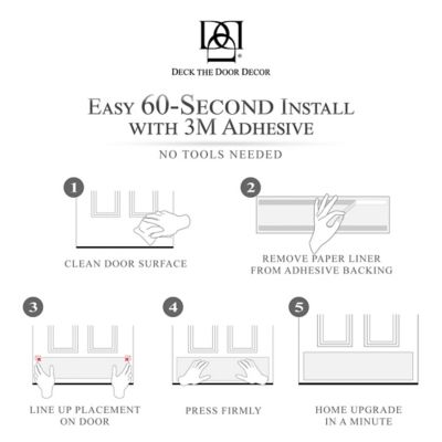Image showing  30 in. x 8 in. Nickel Door Kick Plate, Anodized Aluminum, Adhesive Mount