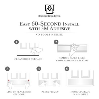 Image showing  32 in. x 8 in. Nickel Door Kick Plate, Anodized Aluminum, Adhesive Mount