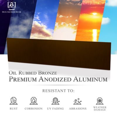 Image showing  34 in. x 8 in. Nickel Door Kick Plate, Anodized Aluminum, Adhesive Mount