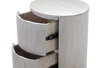 Image showing  Kingston 2-Drawer Round Nightstand
