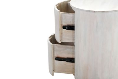 Image showing  Kingston 2-Drawer Round Nightstand